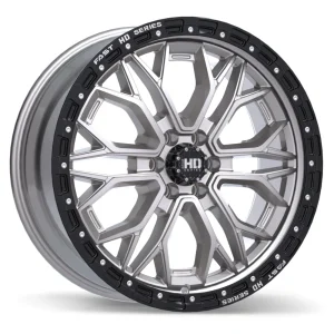 Fast HD – Muramasa – Silver – 20″x9″ 30mm – All weather Wheels – F276-2090-63SB+30C661
